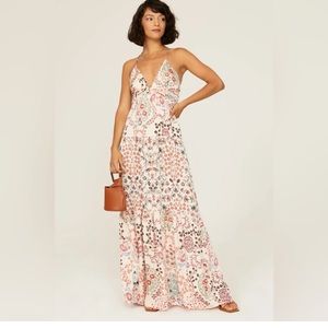 COPY - BA&SH Gisele Cutout Floral Maxi Dress